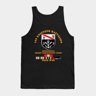 1st Engineer Bn w DS DS Svc Ribbons Tank Top